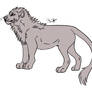 Lion lineart