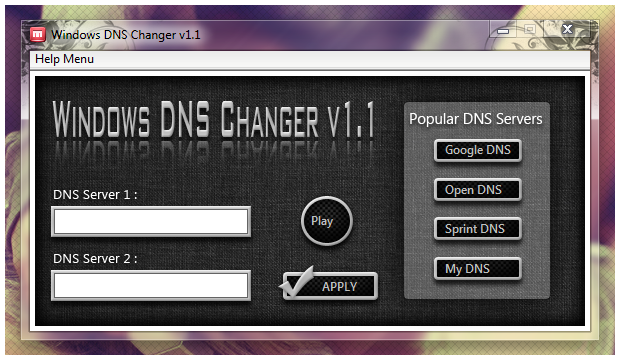DNS Changer v1.1