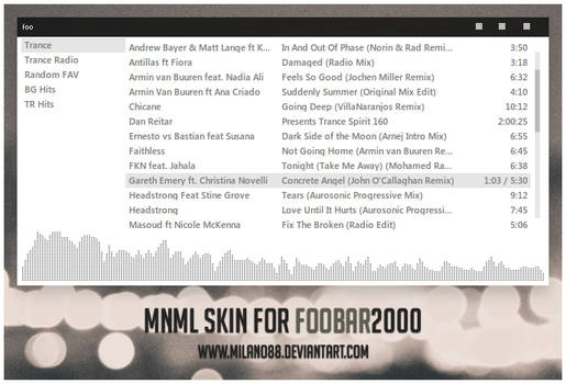 MNML Foobar2000