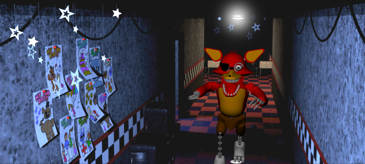 Foxy in the West Hall remake