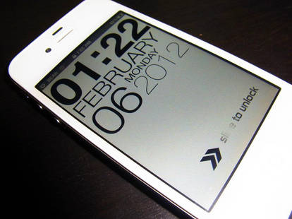 iPhone 4s Typophone Back in White by twAndodo, visual art