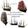Pirate Ships II Stock