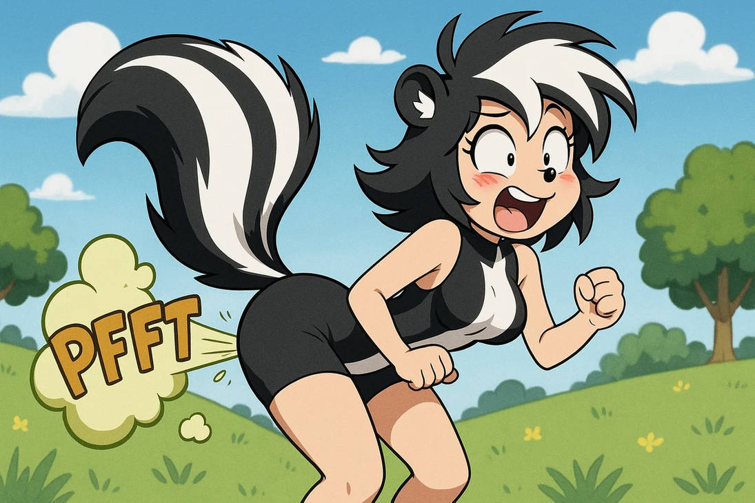 Silly Farting Skunk Girl By FartasticFriend On DeviantArt silly-farting-skunk-girl-by-fartasticfriend-on-deviantart
