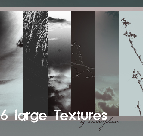 6 large Textures