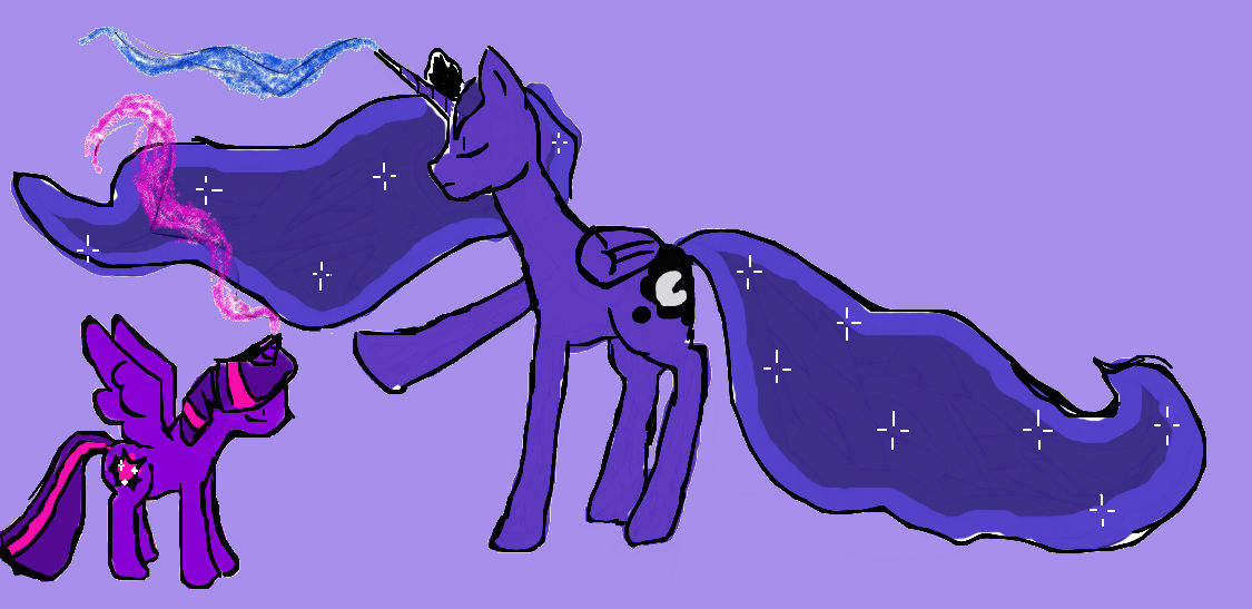 Luna and Twi by allets09 on DeviantArt