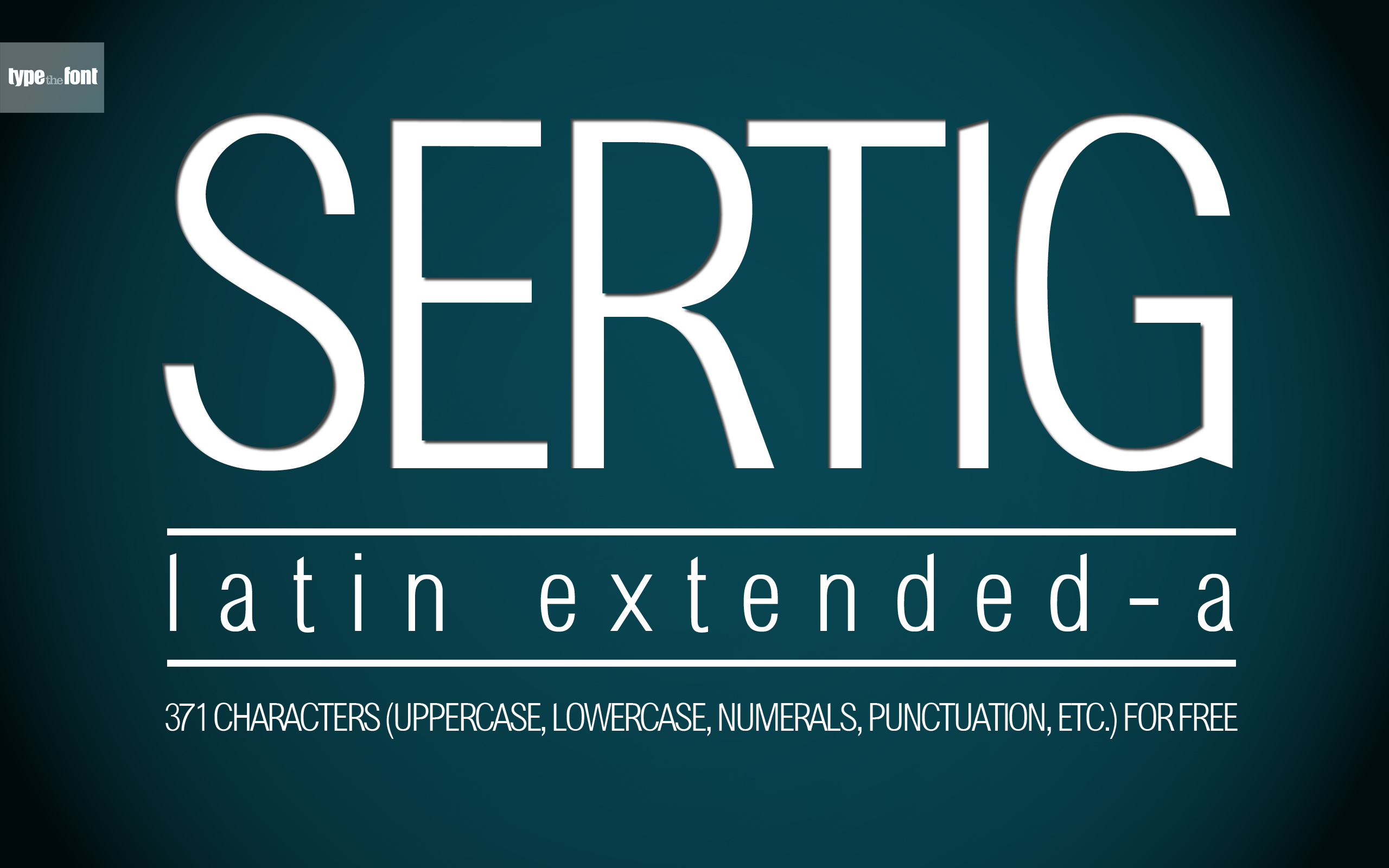 Sertig - Free Font