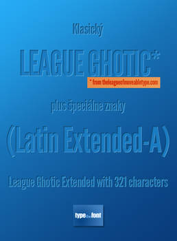 League Ghotic Extended