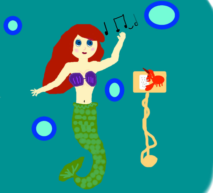 Ariel Sings by katcrays on DeviantArt