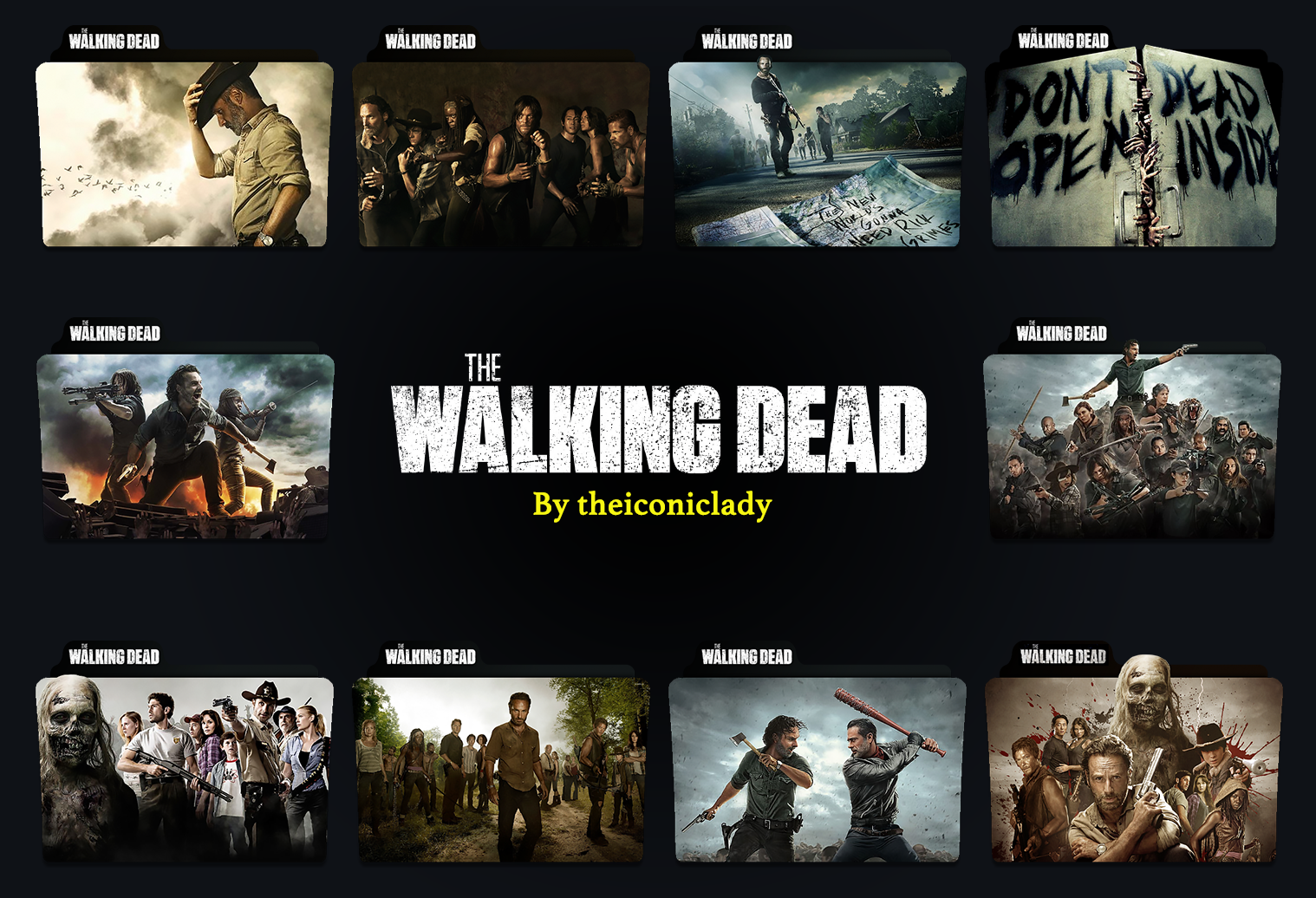 Uskyldig Memo upassende The Walking Dead Folder Icons by theiconiclady on DeviantArt