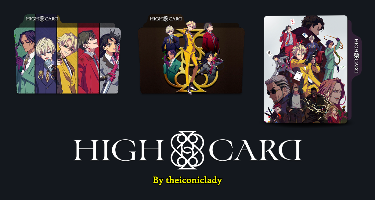 HIGH CARD Folder Icons by theiconiclady on DeviantArt