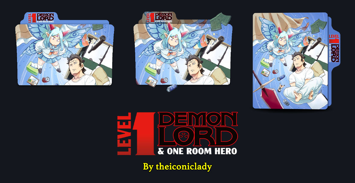 Level 1 Demon Lord and One Room Hero Folder Icons by theiconiclady on  DeviantArt