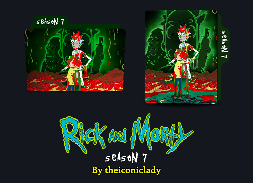 Rick and Morty (Season 7) Folder Icons by theiconiclady on DeviantArt
