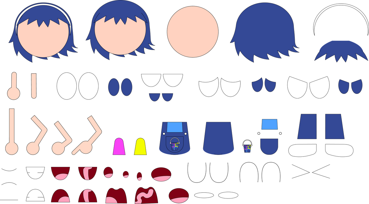 Zachary Character Builder/Sprite Sheet by Vissy1 on DeviantArt