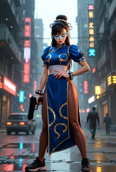 Chun-Li on the Prowl 03 by sagat13 on DeviantArt