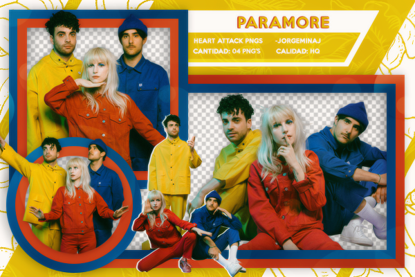 Pack png: Paramore