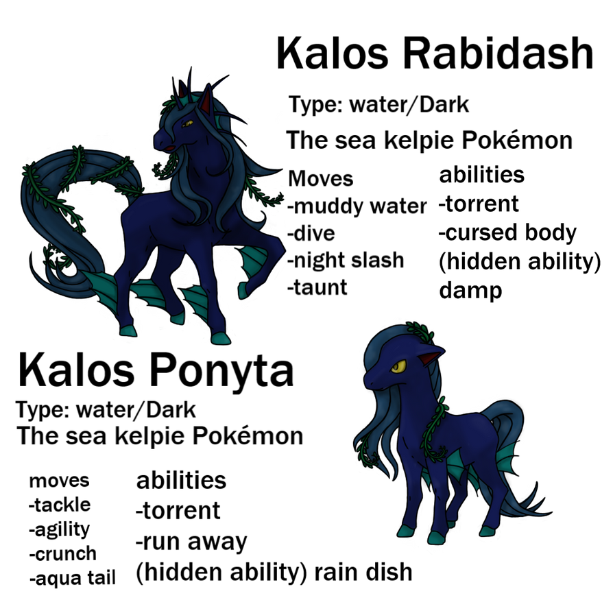 Kalos Ponyta And Rabidash By Indigophonix On Deviantart