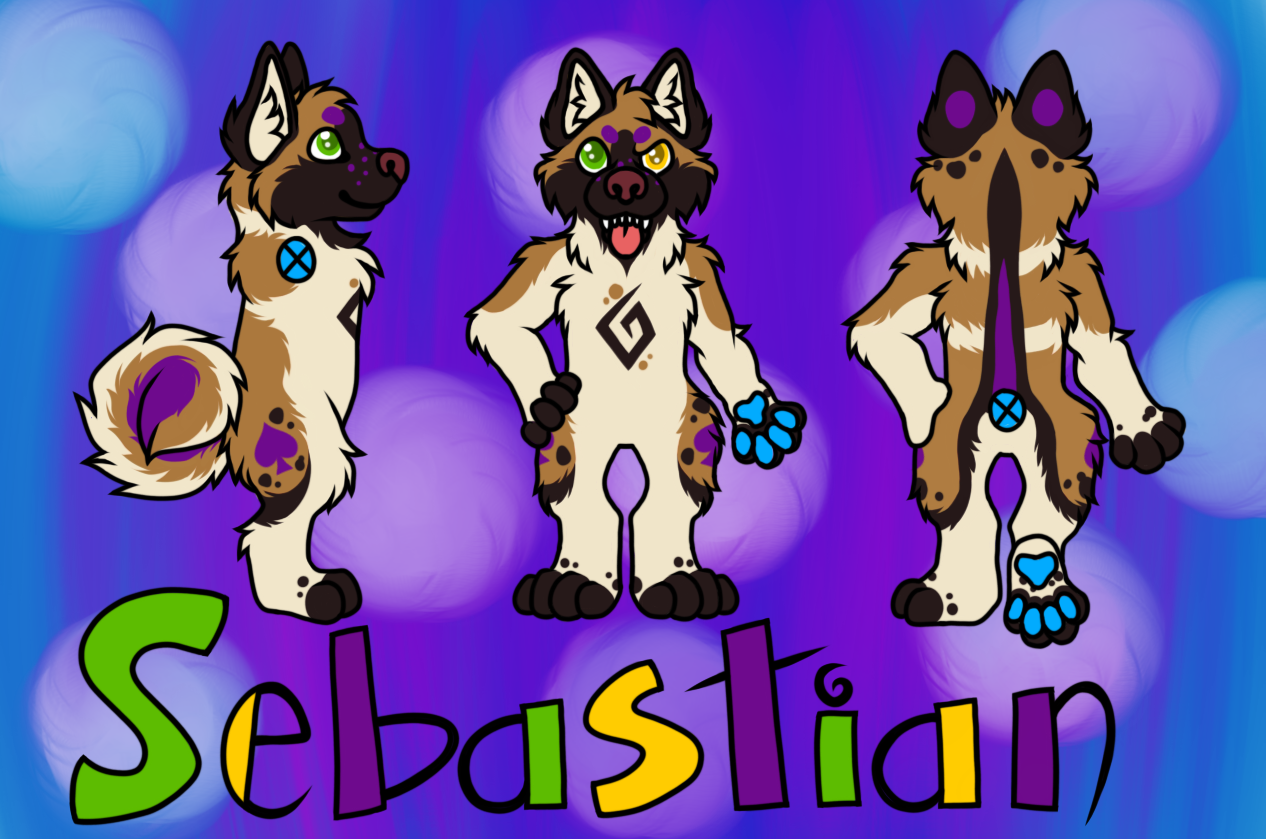 Sebastian Ref Sheet by TheFoxFeatherz on DeviantArt