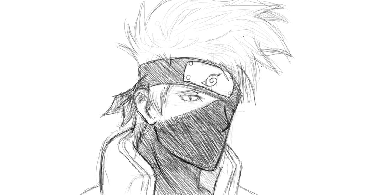 Orasnap Drawing Kakashi Hatake Face
