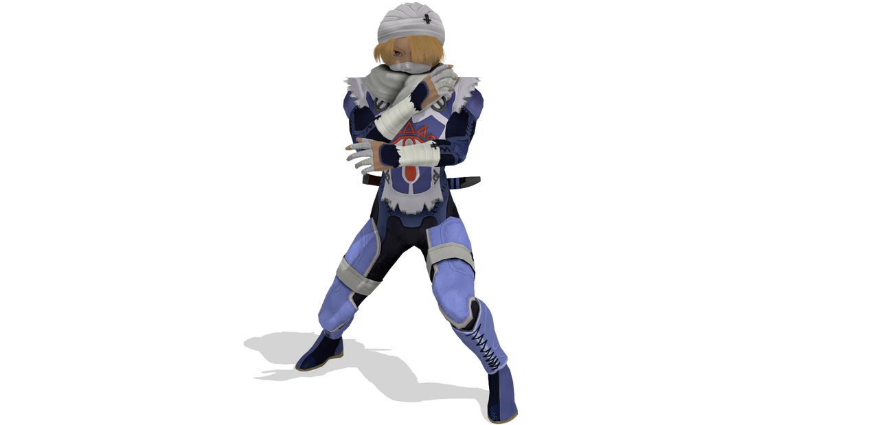 [MMD] SSB Wii U Sheik DL by ShadowlesWOLF on DeviantArt