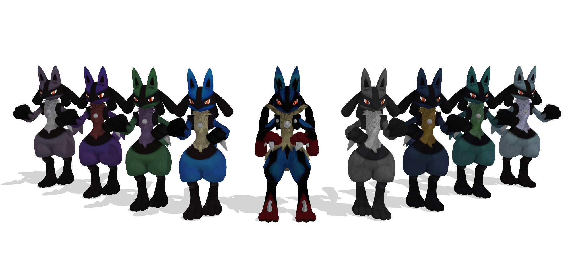 [MMD] SSB Wii U Lucario DL +