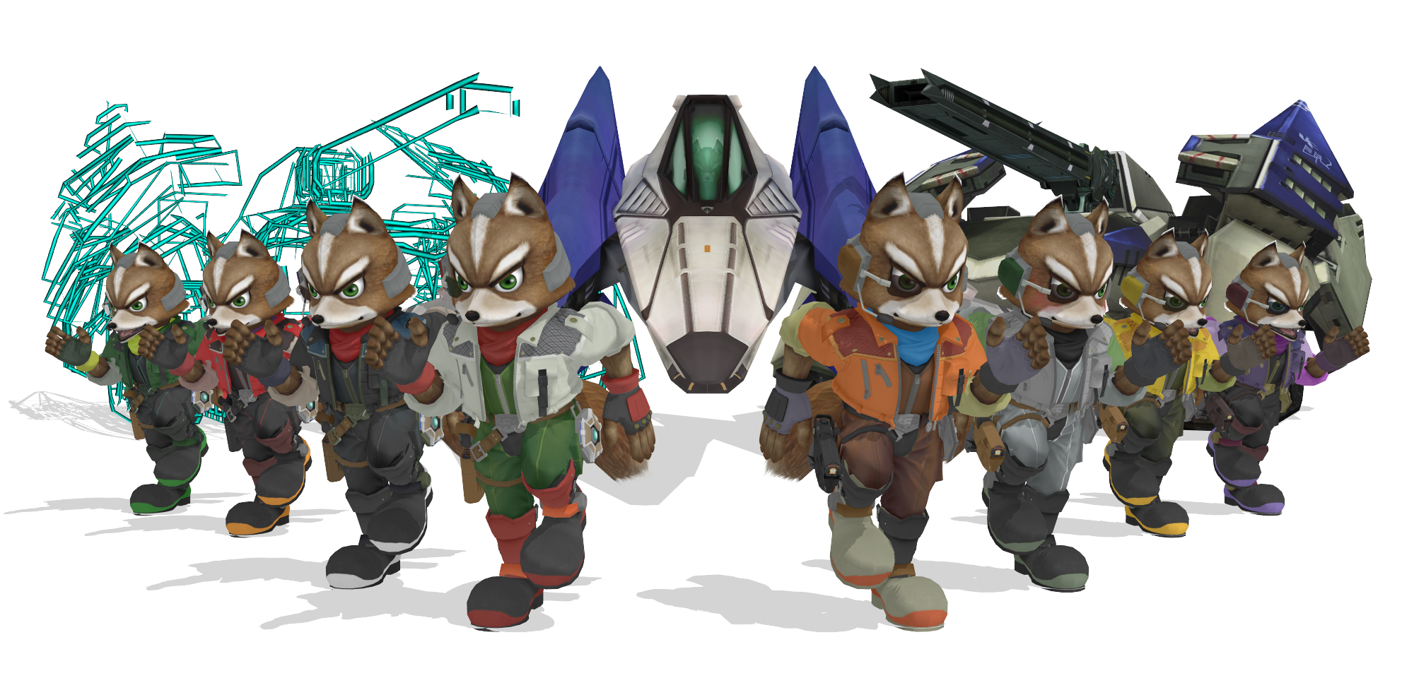 Mmd Ssb Wii U Fox Dl By Shadowleswolf On Deviantart