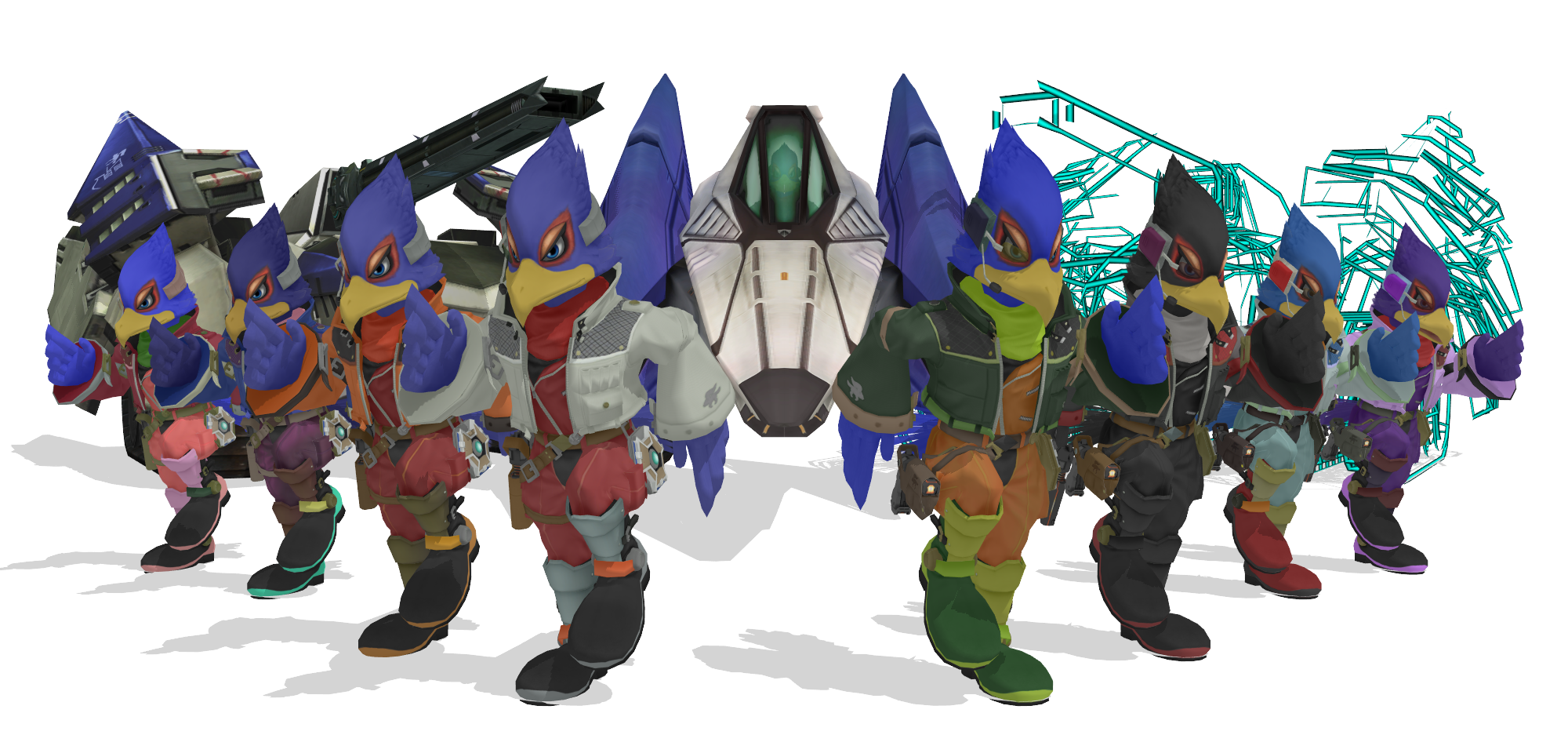 [MMD] SSB Wii U Falco DL