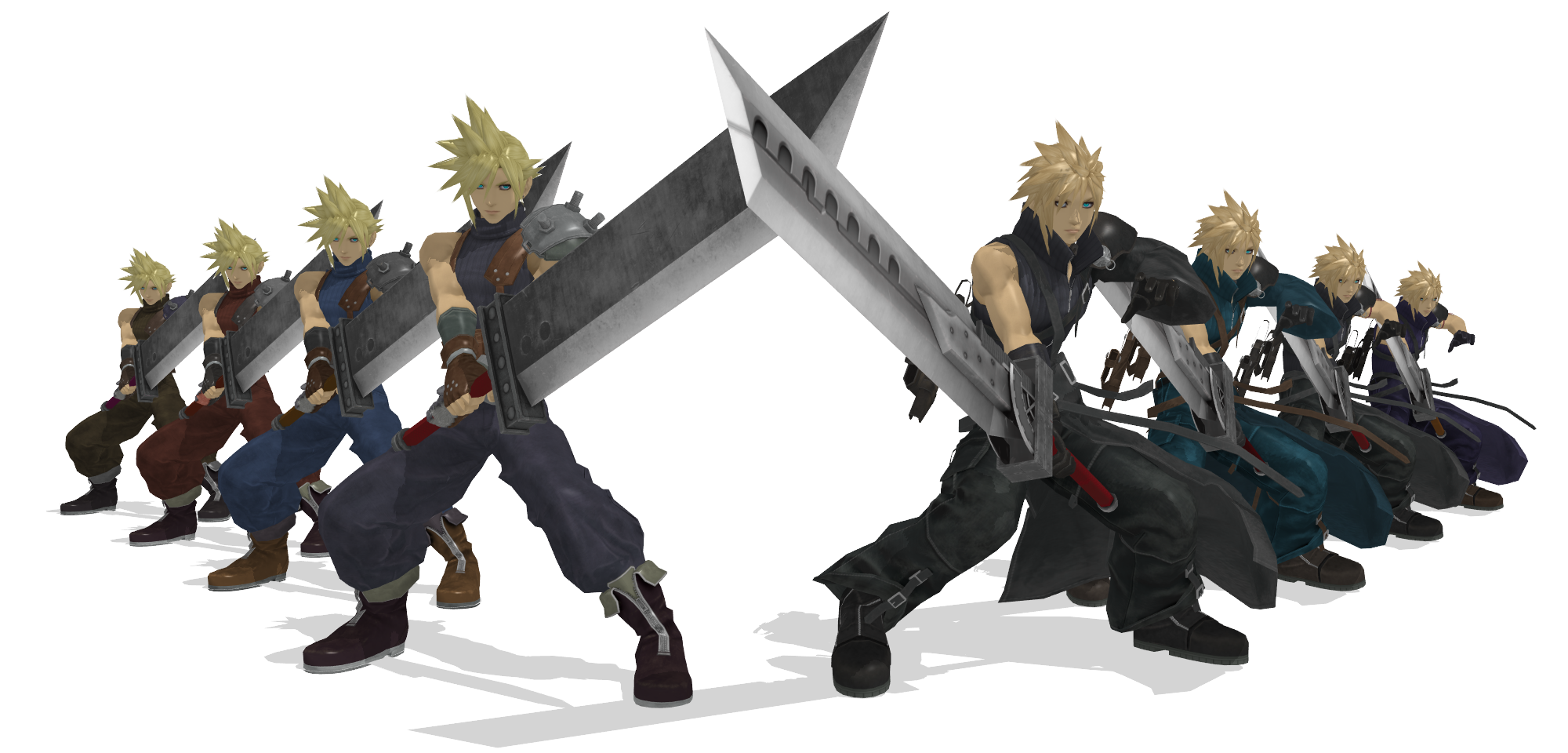 MMD SSB Ultimate Cloud Strife DL