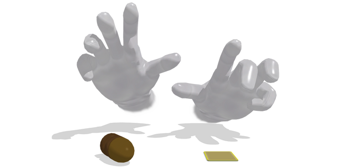 [MMD] SSB Wii U: Master Hand and Crazy Hand DL