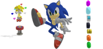 MMD SSB Ultimate Sonic DL + by ShadowlesWOLF