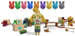 MMD SSB Ultimate Isabelle DL +[Unpacking Now] by ShadowlesWOLF