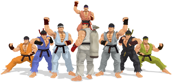 MMD SSB Wii U Ryu DL+