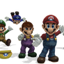 MMD Brawl Mario V3 [EX] DL