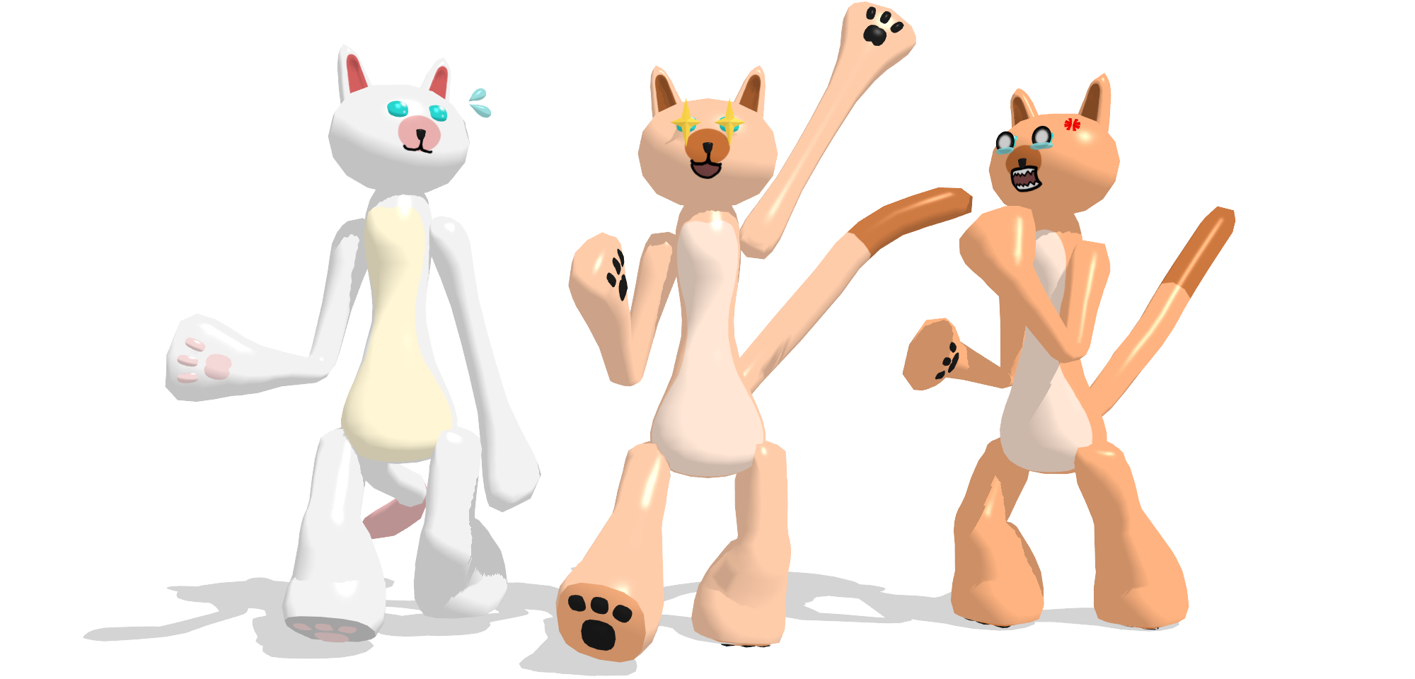 MMD/Blender DTSS Model - Robo Kitty Catlyke 0.3 DL