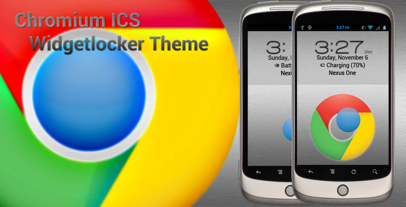 Google Chrome Widgetlocker Theme