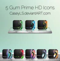 5 Gum Prime HD Icons
