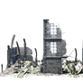 Ruined Building Stock PNG Pack