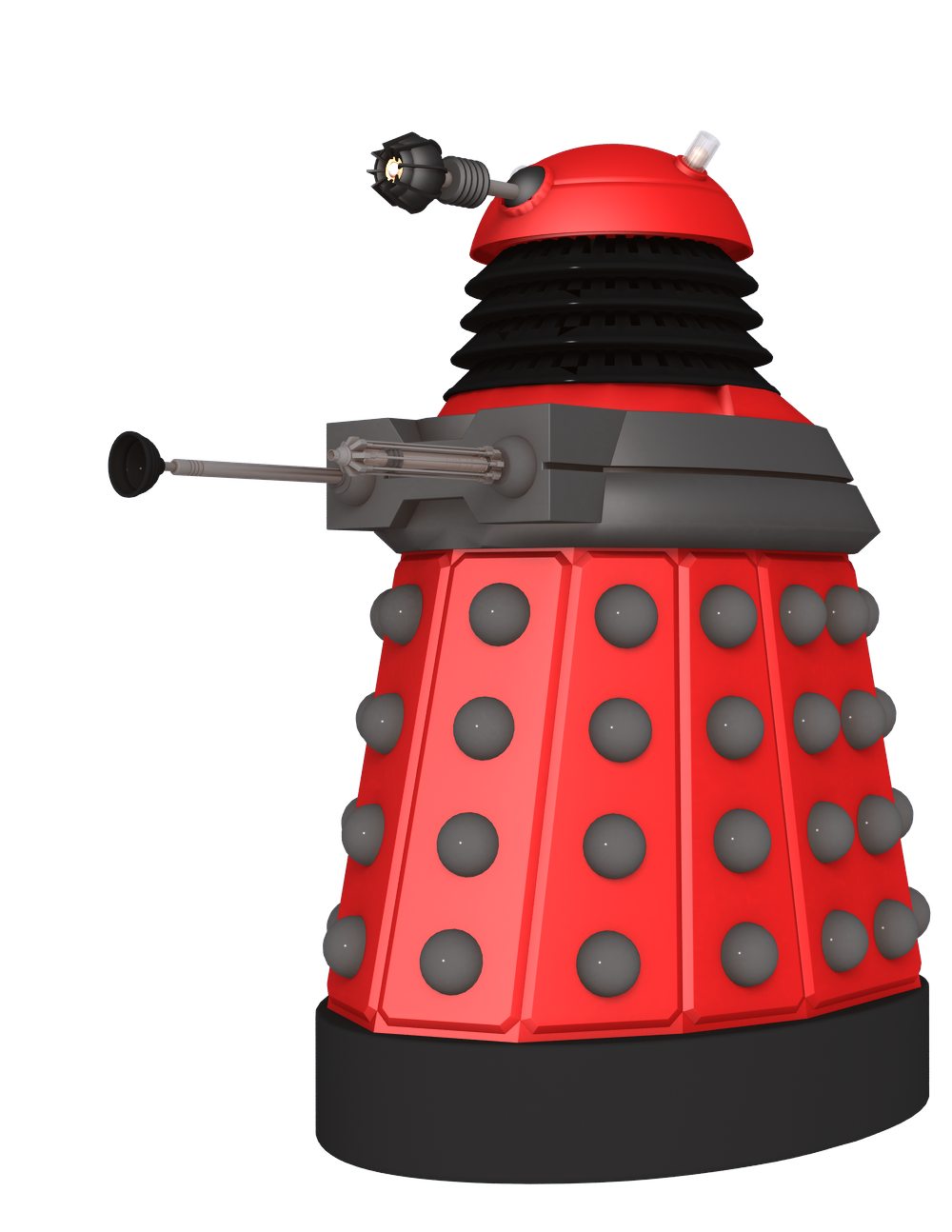 Red Dalek Render Pack