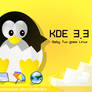 Baby Tux KDE splash