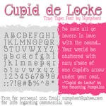 Cupid de Locke Font by nymphont