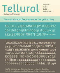 Tellural Font
