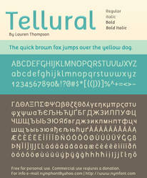 Tellural Font