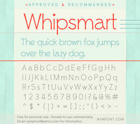 Whipsmart Font by nymphont