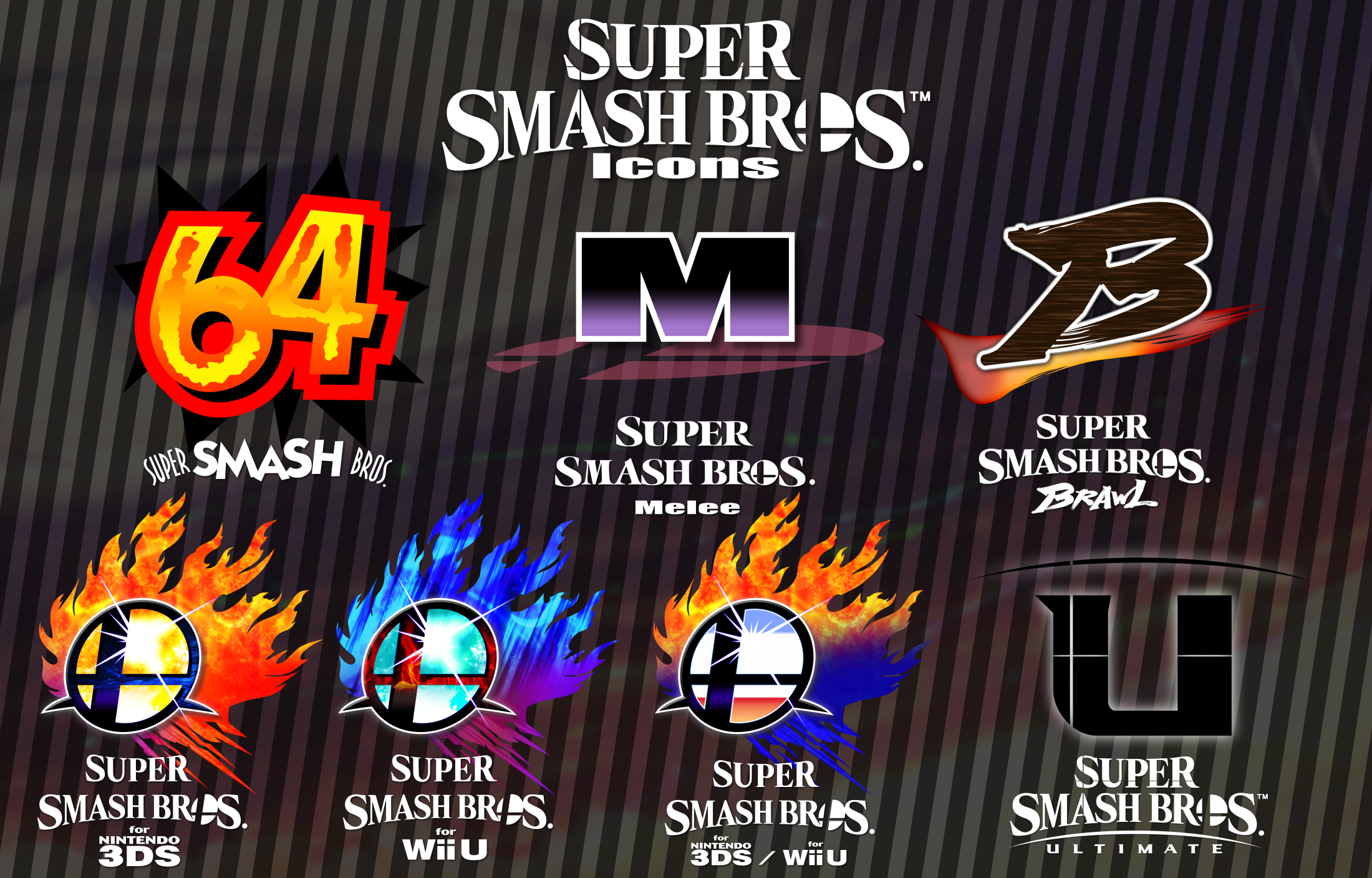 Download Super Smash Bros Logo.