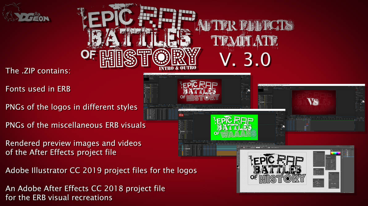 [After Effects Template] ERB Intro N' Outro V. 3.0 by