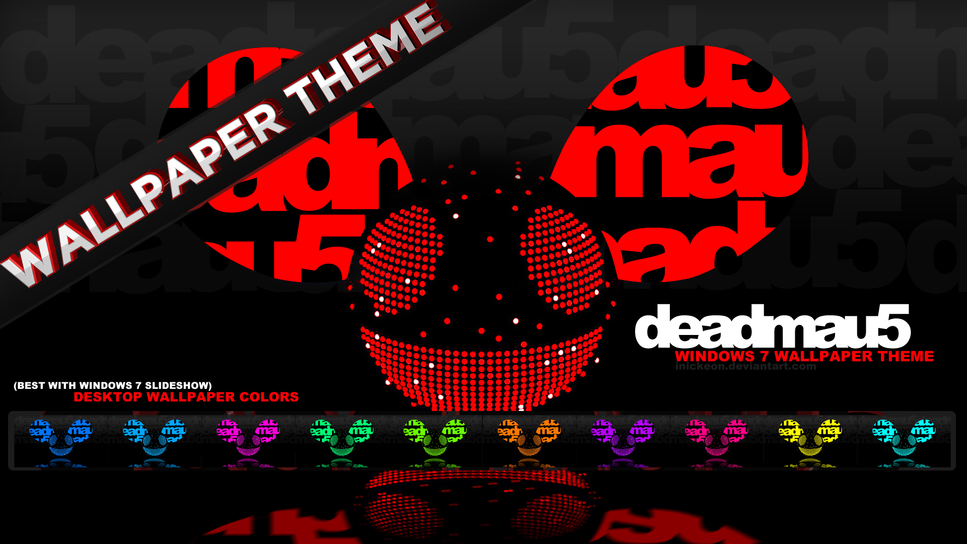deadmau5 Wallpaper Theme REMIX by iNicKeoN on DeviantArt, image size:1920x1080