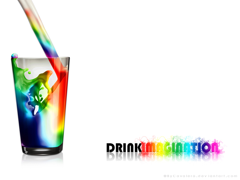 Drink Imagination - Wallpaper