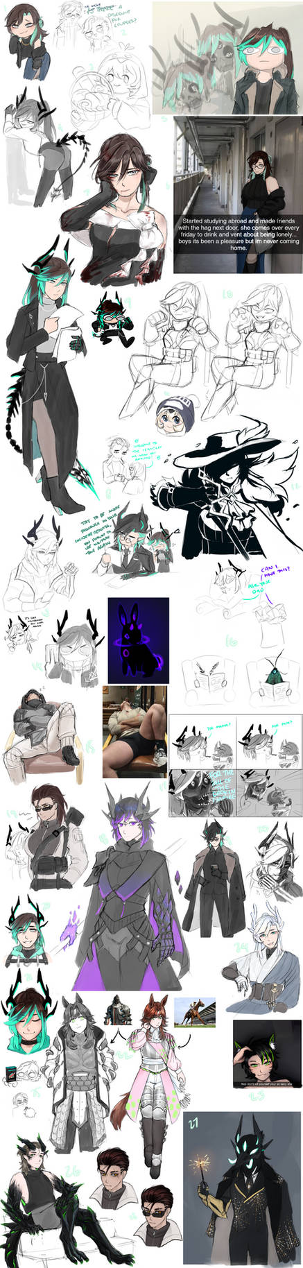 Sketchdump by LAAPPLEPIE on DeviantArt
