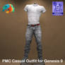 PMC Casual Outfit for Genesis 9