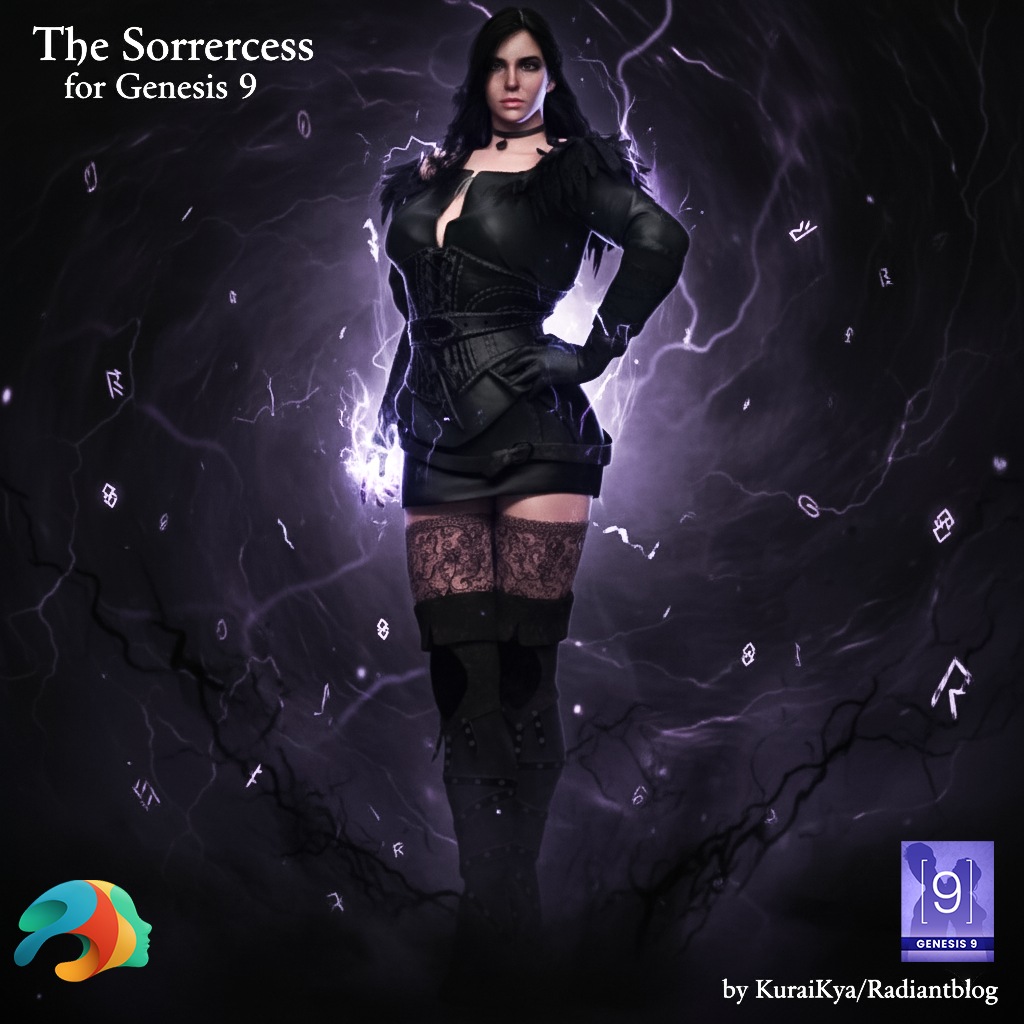 The Sorceress for Genesis 9 by Radiantblog on DeviantArt