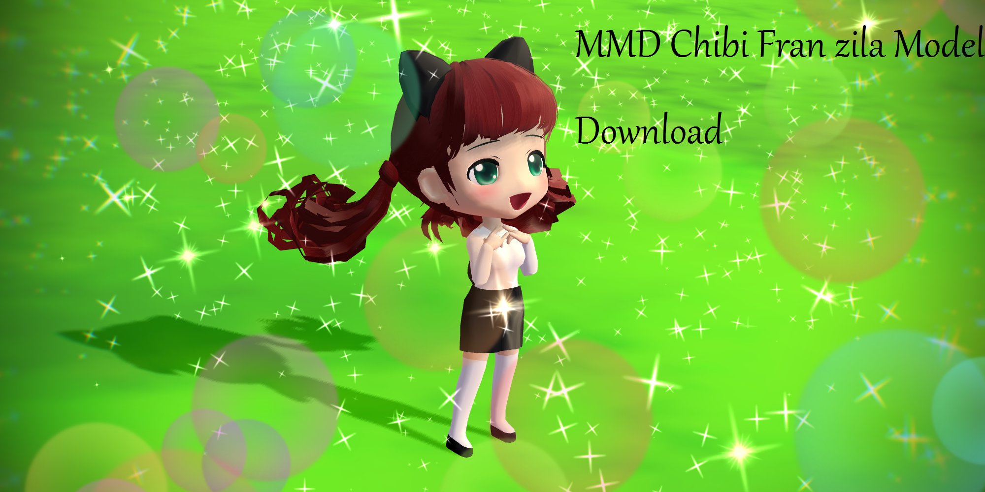 MMD Chibi Fran Zila Model dl by Lavender-Doodles on DeviantArt